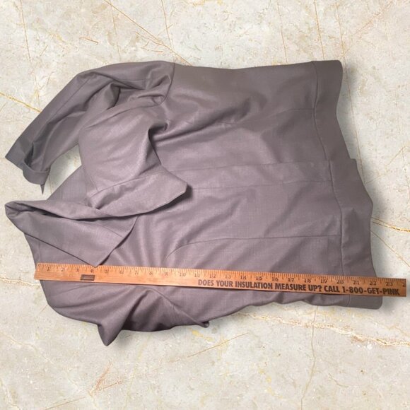 Jones New York Womens Gray Stretch Blazer Jacket Size 18 Careerwear Office - Picture 8 of 10